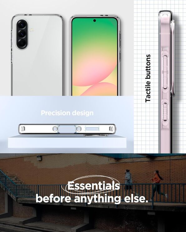 Защитный чехол Spigen (SGP) Liquid Crystal для Samsung Galaxy A56 (A566) ACS09296 - Crystal Clear: фото 16 из 16