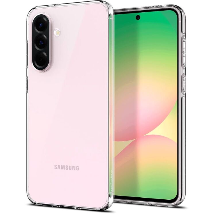 Защитный чехол Spigen (SGP) Liquid Crystal для Samsung Galaxy A56 (A566) ACS09296 - Crystal Clear: фото 1 из 16