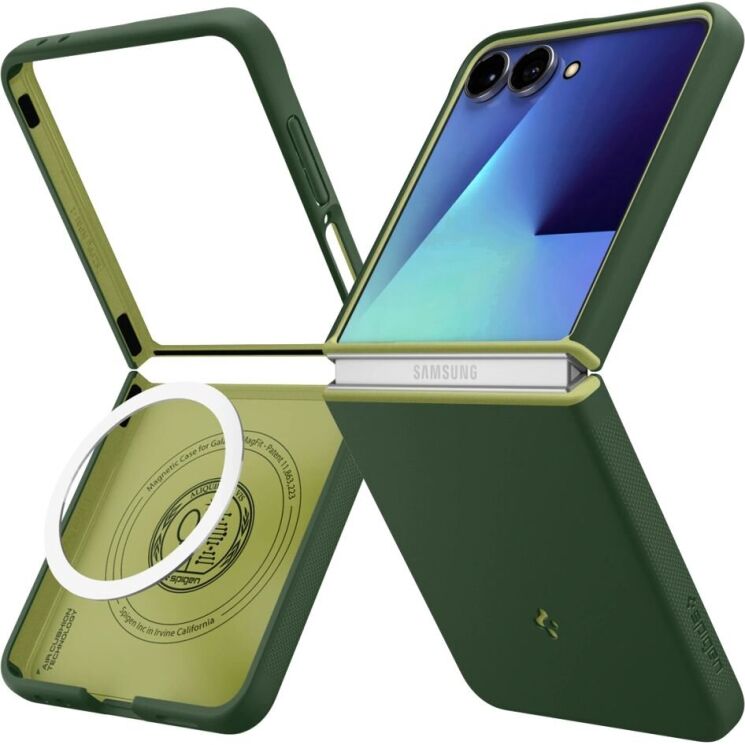 Захисний чохол Spigen Nano Pop MagFit (FF) для Samsung Galaxy Flip 7 (ACS11159) - Avo Green: фото 1 з 24