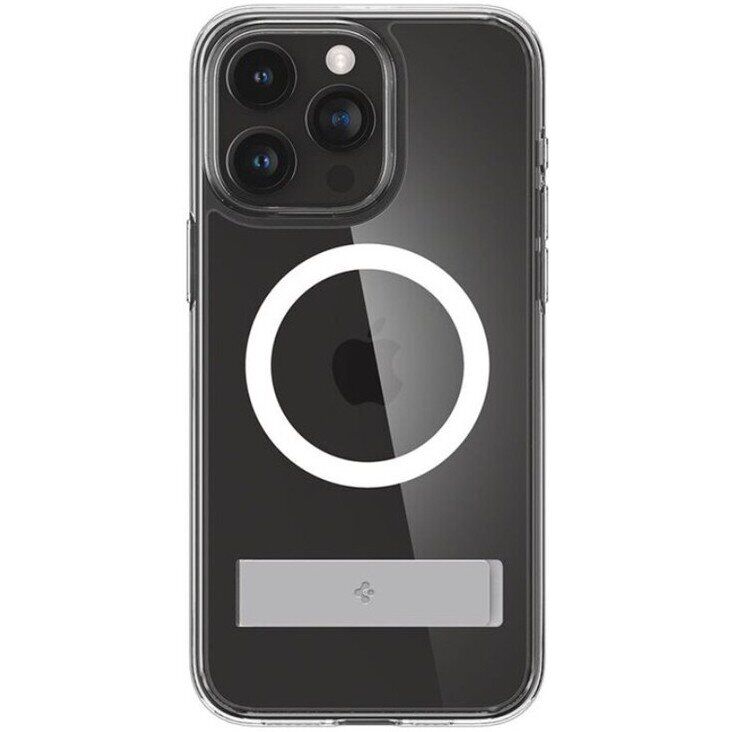 Защитный чехол Spigen (SGP) Slim Armor Essential S (MagFit) для Apple iPhone 15 Pro (ACS06477) - Crystal Clear: фото 5 из 10