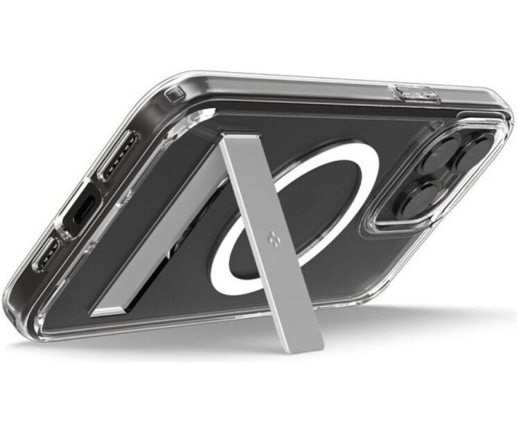 Защитный чехол Spigen (SGP) Slim Armor Essential S (MagFit) для Apple iPhone 15 Pro (ACS06477) - Crystal Clear: фото 8 из 10