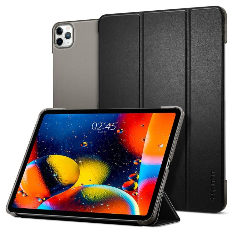 Захисний чохол Spigen (SGP) Smart Fold для iPad Pro 12.9 (2020) - Black: фото 1 з 16
