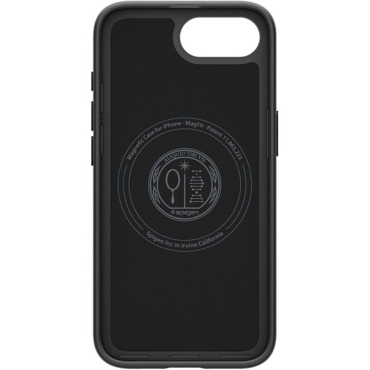 Защитный чехол Spigen (SGP) Thin Fit (MagFit) для Apple iPhone 16e (ACS09135) - Black: фото 5 из 16