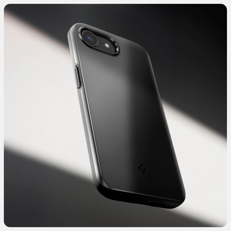 Защитный чехол Spigen (SGP) Thin Fit (MagFit) для Apple iPhone 16e (ACS09135) - Black: фото 16 из 16