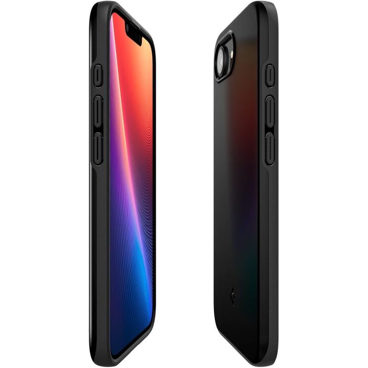 Защитный чехол Spigen (SGP) Thin Fit (MagFit) для Apple iPhone 16e (ACS09135) - Black: фото 4 из 16