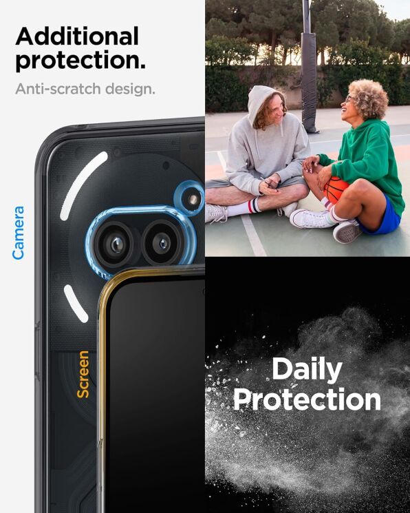 Защитный чехол Spigen (SGP) Ultra Hybrid для Nothing Phone (2a) / Phone (2a) Plus - Space Crystal: фото 12 из 14