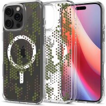 Защитный чехол Spigen (SGP) Ultra Hybrid (MagFit) для Apple iPhone 16 Pro - Digital Camo: фото 1 из 12
