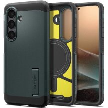 Защитный чехол Spigen Tough Armor (MagFit) для Samsung Galaxy S26 Plus (S947) ACS10715 - Abyss Green: фото 1 из 13