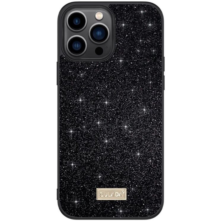 Защитный чехол SULADA Dazzling Glittery для Apple iPhone 16 Pro Max - Black: фото 1 из 8