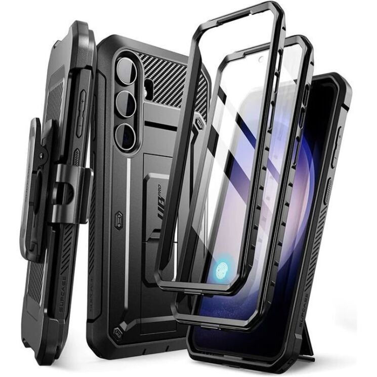 Защитный чехол Supcase Unicorn Beetle Pro Rugged Case 2 Set для Samsung Galaxy S24 Plus (S926) - Black: фото 1 из 9