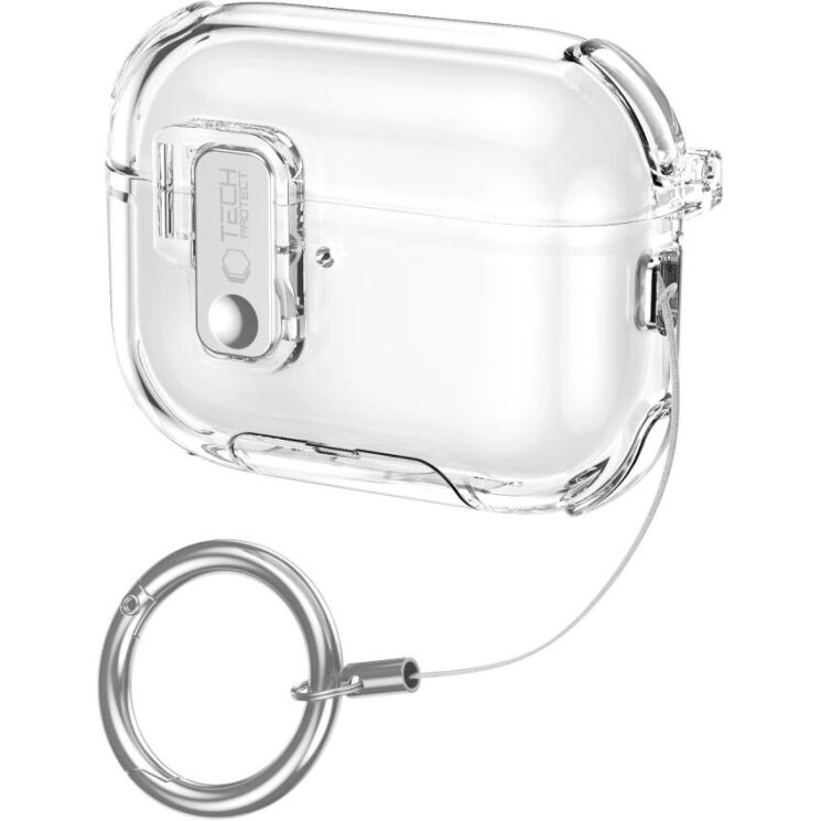 Захисний чохол Tech-Protect Bounce Pro для AirPods Pro 3 - Clear (390165C) Захисний чохол Tech-Protect Bounce Pro для AirPods Pro 3 - Clear: фото 2 з 12