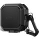 Защитный чехол Tech-Protect Carbonx MagSafe для Samsung Galaxy Buds 4 / Buds 4 Pro - Black (407423B). Фото 1 из 8
