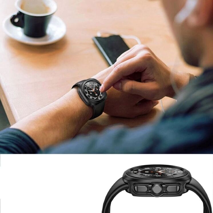 Защитный чехол Tech-Protect Defense для Samsung Galaxy Watch Ultra (47mm) / Ultra (2025) - Clear: фото 3 из 3