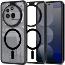 Защитный чехол Tech-Protect Magmat MagSafe для Nothing Phone (3a) Pro - Black / Clear: фото 1 из 4
