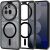 Защитный чехол Tech-Protect Magmat MagSafe для Nothing Phone (3a) Pro - Black / Clear: фото 1 из 4