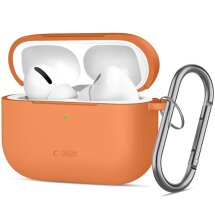 Защитный чехол Tech-Protect Silicone Hook для AirPods Pro 3 - Cosmic Orange: фото 1 из 8