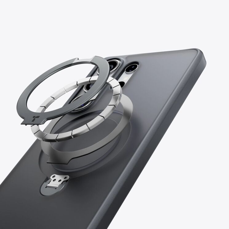 Защитный чехол TORRAS Ostand Q3 Spin (with MagSafe) для Samsung Galaxy S26 Plus - Black: фото 7 из 10