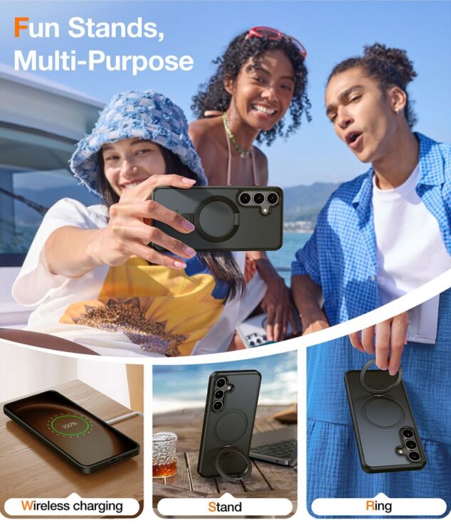 Защитный чехол TORRAS Upro Case для Samsung Galaxy S25 Plus (S936) - Transparent: фото 8 из 8