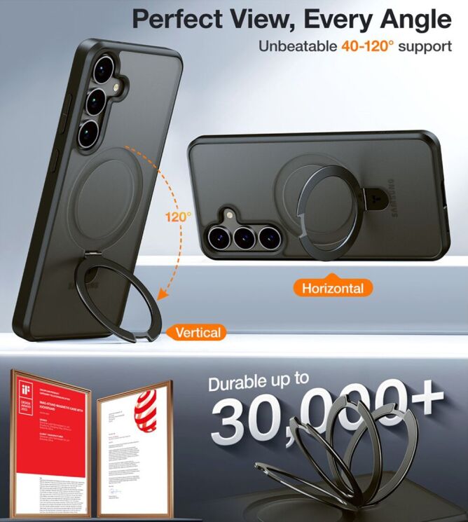 Защитный чехол TORRAS Upro Case для Samsung Galaxy S25 Plus (S936) - Transparent: фото 3 из 8