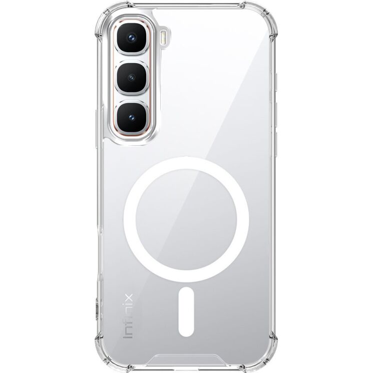 Захисний чохол UniCase AirBag MagSafe для Infinix Hot 60 Pro Plus / TECNO Spark 40 Pro Plus - Transparent (387926T) Захисний чохол UniCase AirBag MagSafe для Infinix Hot 60 Pro Plus / TECNO Spark 40 Pro Plus - Transparent: фото 2 з 11