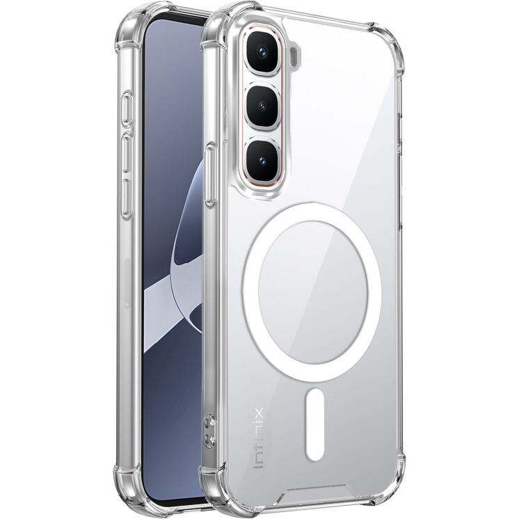 Захисний чохол UniCase AirBag MagSafe для Infinix Hot 60 Pro Plus / TECNO Spark 40 Pro Plus - Transparent (387926T) Захисний чохол UniCase AirBag MagSafe для Infinix Hot 60 Pro Plus / TECNO Spark 40 Pro Plus - Transparent: фото 1 з 11
