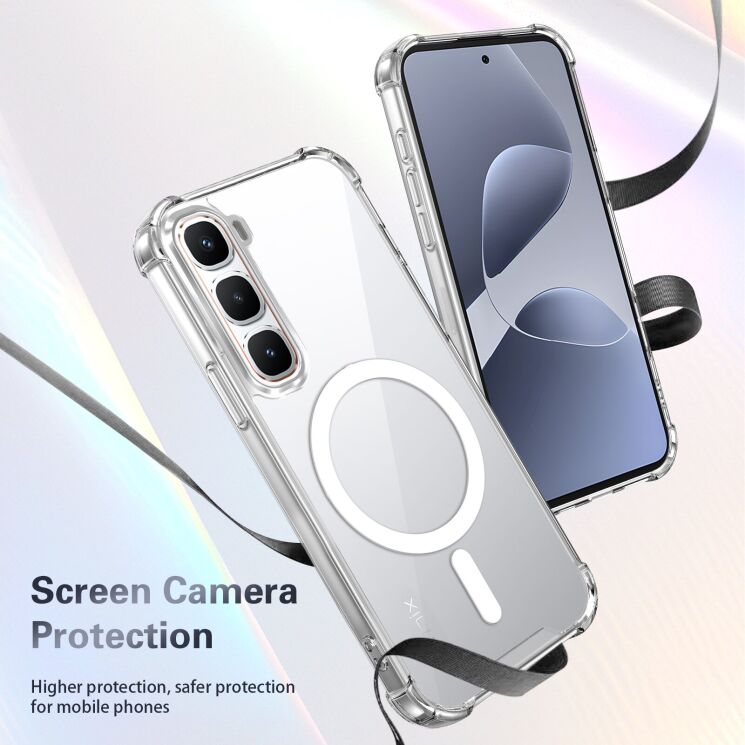 Захисний чохол UniCase AirBag MagSafe для Infinix Hot 60 Pro Plus / TECNO Spark 40 Pro Plus - Transparent (387926T) Захисний чохол UniCase AirBag MagSafe для Infinix Hot 60 Pro Plus / TECNO Spark 40 Pro Plus - Transparent: фото 5 з 11