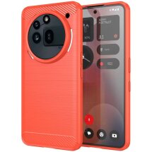 Защитный чехол UniCase Carbon для Nothing Phone (3a) Pro - Red: фото 1 из 12