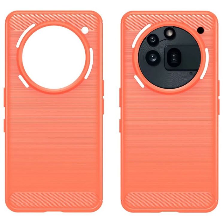 Защитный чехол UniCase Carbon для Nothing Phone (3a) Pro - Red: фото 2 из 12