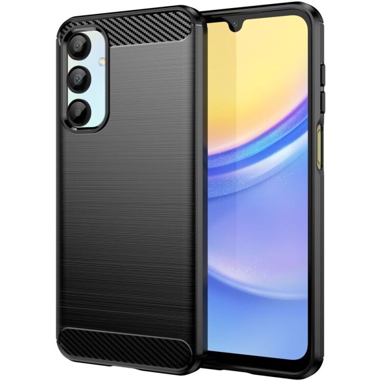 Защитный чехол UniCase Carbon для Samsung Galaxy A16 (A165) - Black: фото 1 из 8