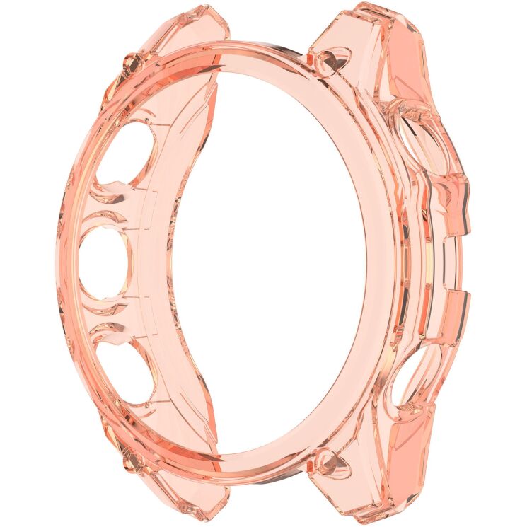 Защитный чехол UniCase Clear Cover для Garmin Fenix 8 (43mm) - Transparent Orange: фото 2 из 7