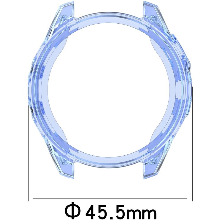 Защитный чехол UniCase Clear Cover для Garmin Fenix 8 (43mm) - Transparent Orange: фото 7 из 7