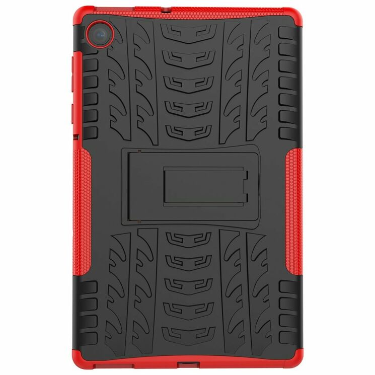 Захисний чохол UniCase Combo для Lenovo Tab M10 Plus 1/2 Gen (TB-X606) - Black / Red: фото 4 з 9