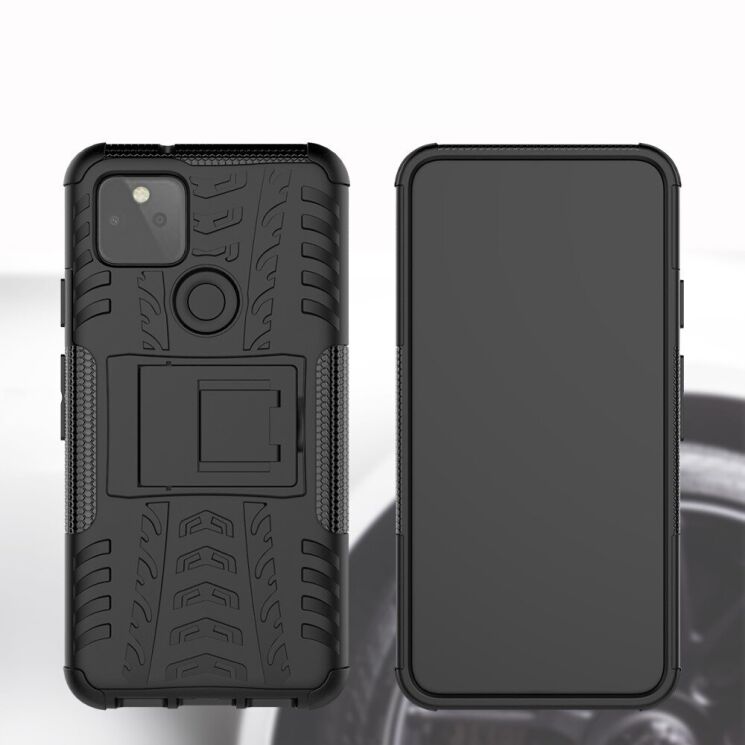 Защитный чехол UniCase Hybrid X для Google Pixel 5 - All Black: фото 12 из 19