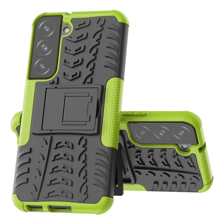 Защитный чехол UniCase Hybrid X для Samsung Galaxy S22 - Green: фото 2 из 14