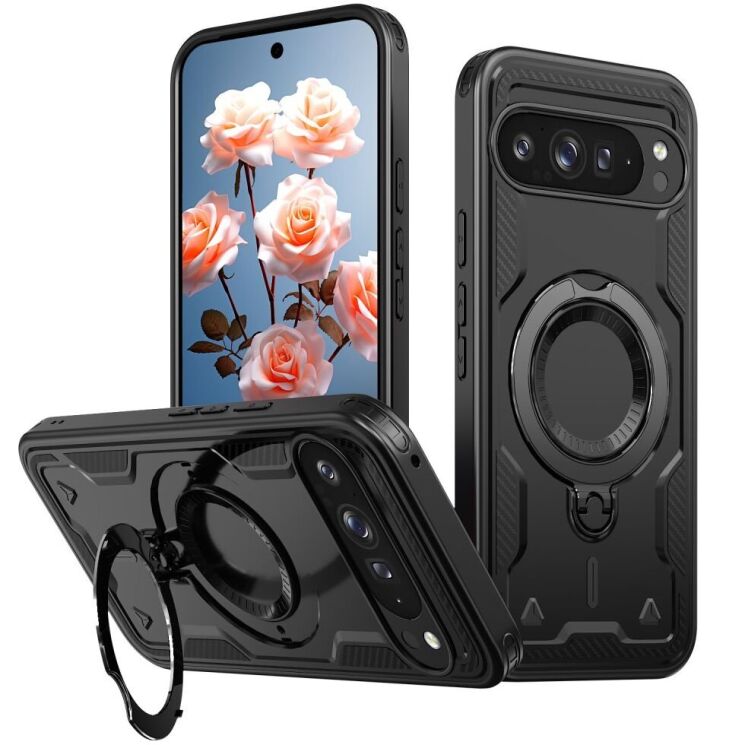 Защитный чехол UniCase Lander Armor для Google Pixel 9 / 9 Pro - Black: фото 1 из 6