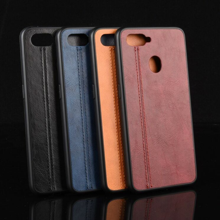 Захисний чохол UniCase Leather Series для OPPO A12 - Black: фото 7 з 11