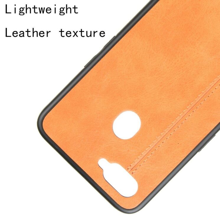 Захисний чохол UniCase Leather Series для OPPO A12 - Black: фото 10 з 11