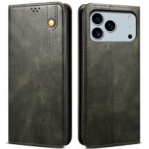 Захисний чохол UniCase Leather Wallet для Apple iPhone 17 Pro - Green: фото 1 з 6