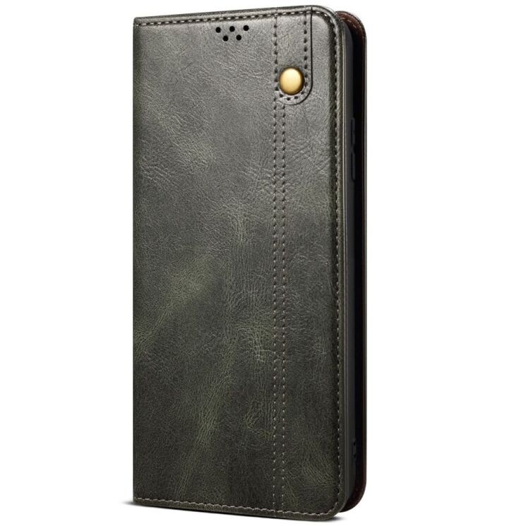 Защитный чехол UniCase Leather Wallet для Nothing Phone (3a) Pro - Green: фото 5 из 6