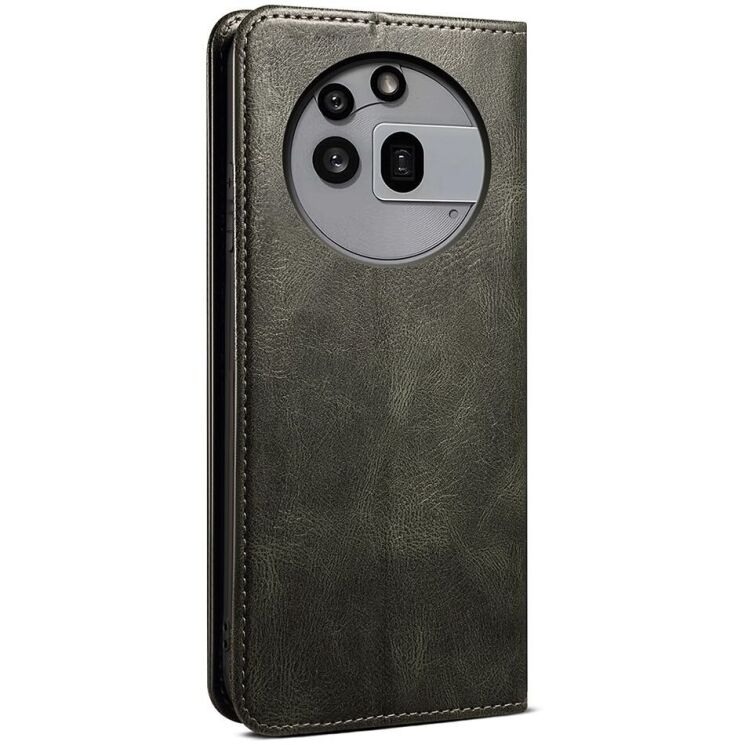 Защитный чехол UniCase Leather Wallet для Nothing Phone (3a) Pro - Green: фото 6 из 6