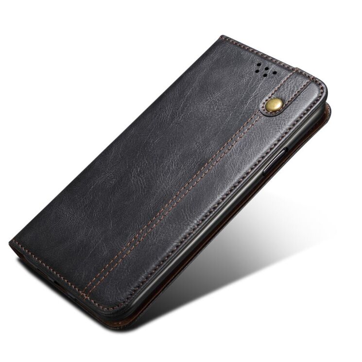 Захисний чохол UniCase Leather Wallet для Samsung Galaxy S22 Ultra - Black: фото 6 з 30