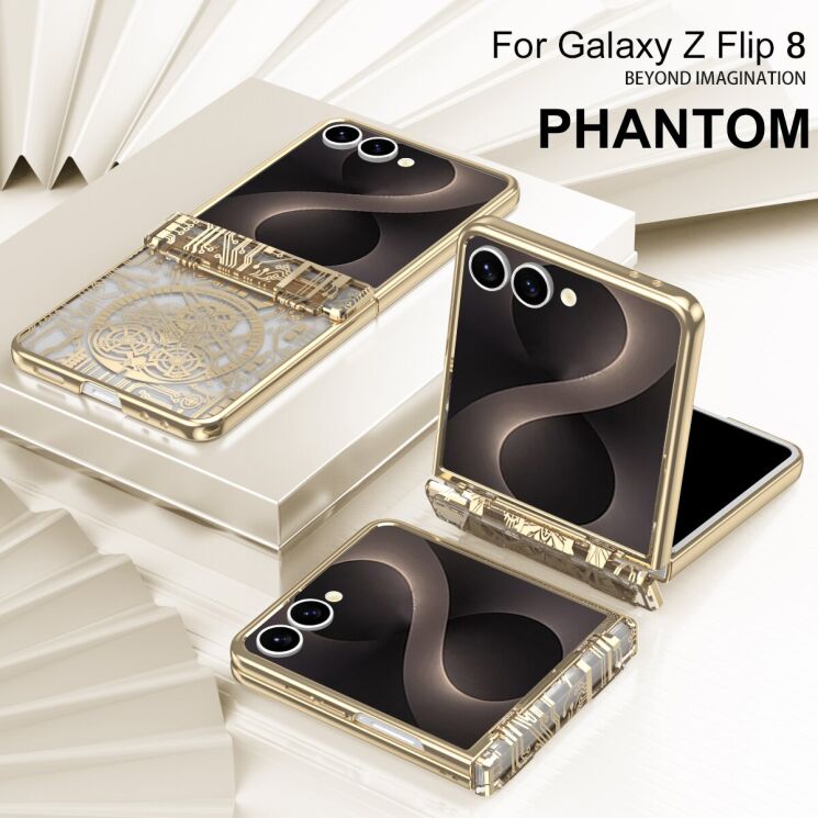 Защитный чехол UniCase Mechanical Legend для Samsung Galaxy Flip 8 - Black (423510B) Защитный чехол UniCase Mechanical Legend для Samsung Galaxy Flip 8 - Black: фото 4 из 7