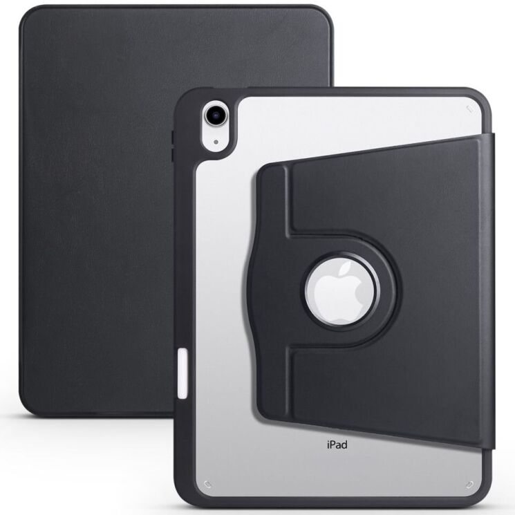 Защитный чехол UniCase Rotary Stand для Apple iPad 10.9 (2022) / iPad 11 (2025) - Black: фото 1 из 7