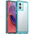 Захисний чохол UniCase Rugged Shield для Motorola Moto G84 - Transparent Blue (339114L)