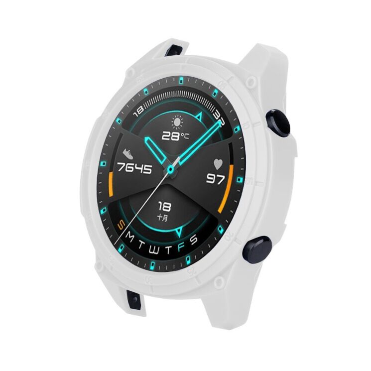 Защитный чехол UniCase Silicone Cover для Huawei Watch GT2 46mm - White: фото 3 из 5