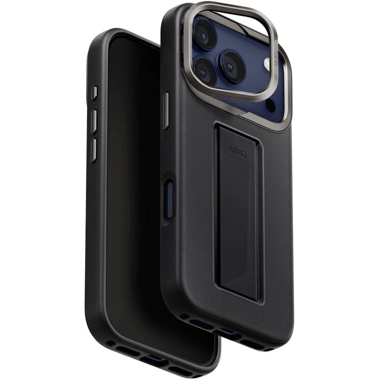 Защитный чехол UNIQ Heldro Pro MagClick для iPhone 17 Pro (UNIQ-IP6.3P(2025)-HELPMDBLK) - Black: фото 1 из 10