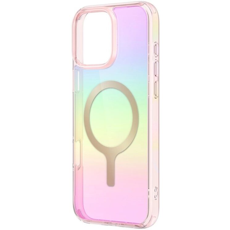Захисний чохол UNIQ Iridescia для Apple iPhone 16 Pro - Pink Prism: фото 2 з 8