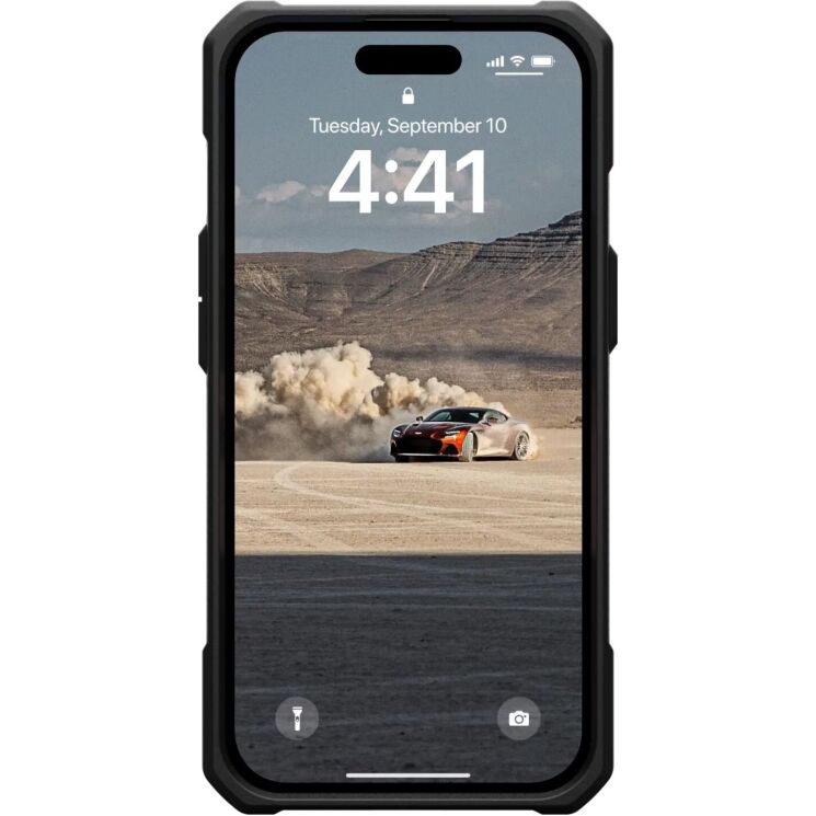 Защитный чехол URBAN ARMOR GEAR (UAG) Monarch для Apple iPhone 15 - Carbon Fiber: фото 6 из 10