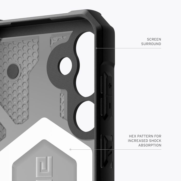 Защитный чехол URBAN ARMOR GEAR (UAG) Pathfinder Clear для Samsung Galaxy S23 FE (214410113131) - Ash: фото 8 из 9