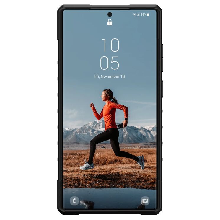 Защитный чехол URBAN ARMOR GEAR (UAG) Plasma для Samsung Galaxy S23 Ultra (S918) - Ash: фото 5 из 10